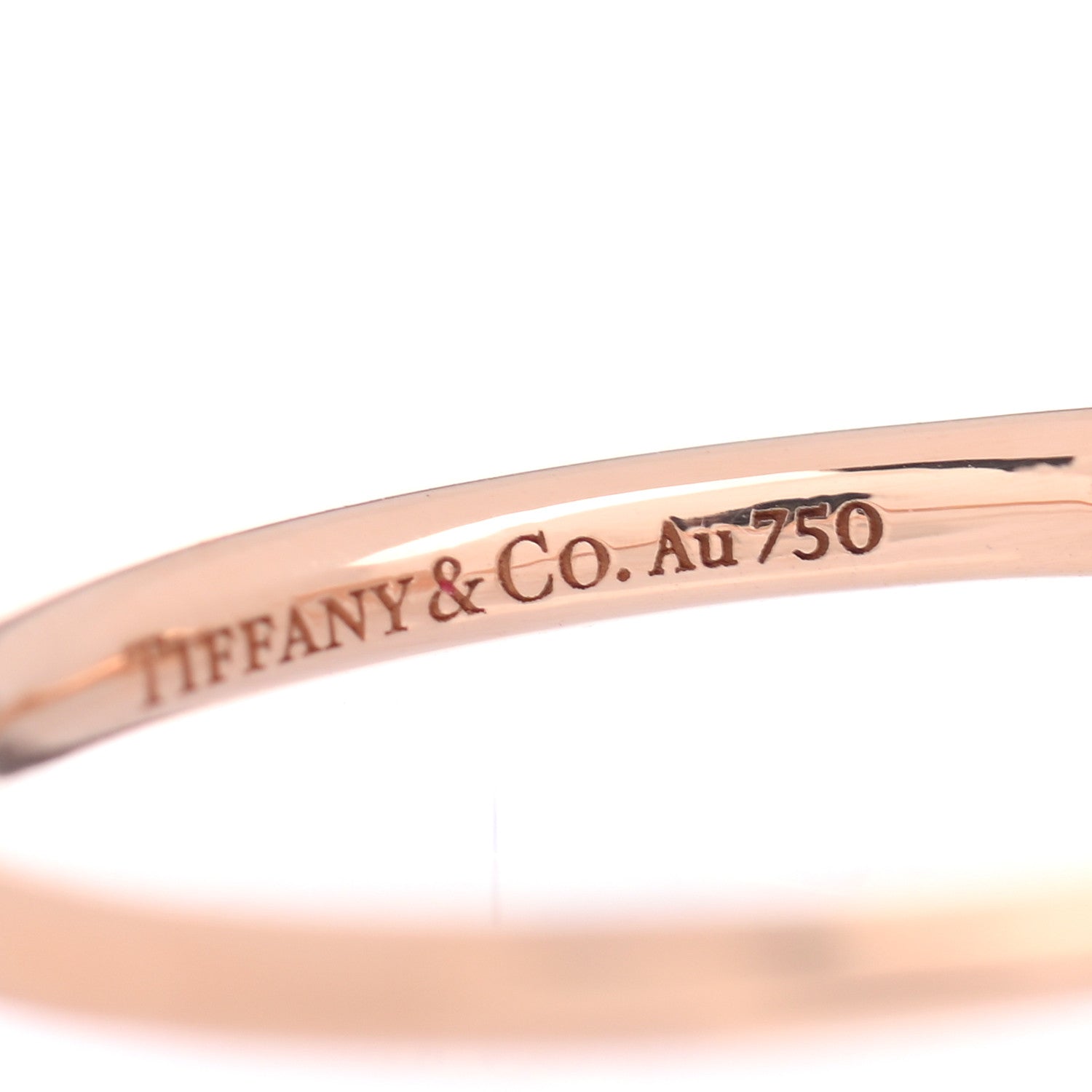 Tiffany 18K Rose Gold Diamond Paloma Picasso Graffiti X Wire Ring 52 6 4 of 5