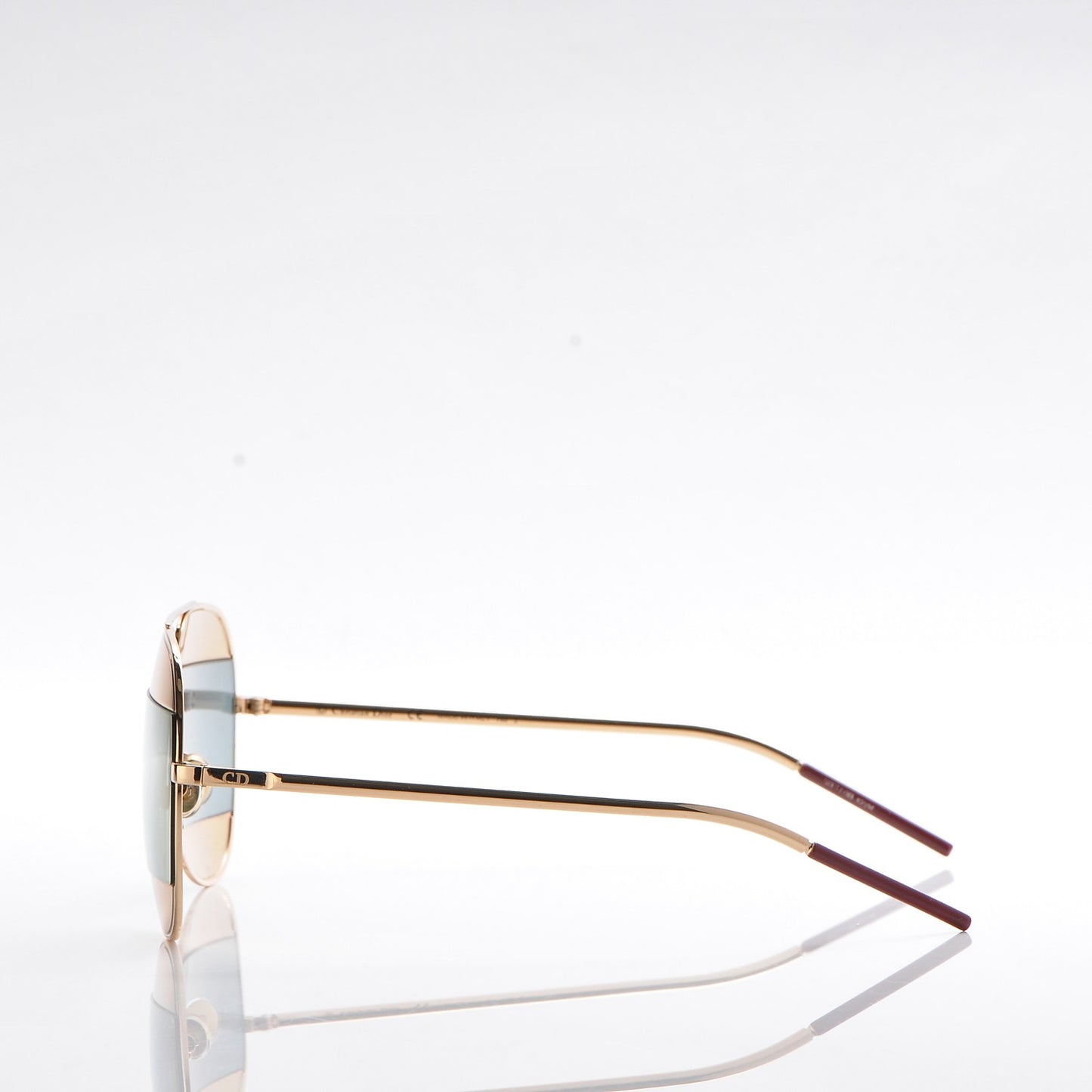 Split 1 Aviator Sunglasses Rose Gold