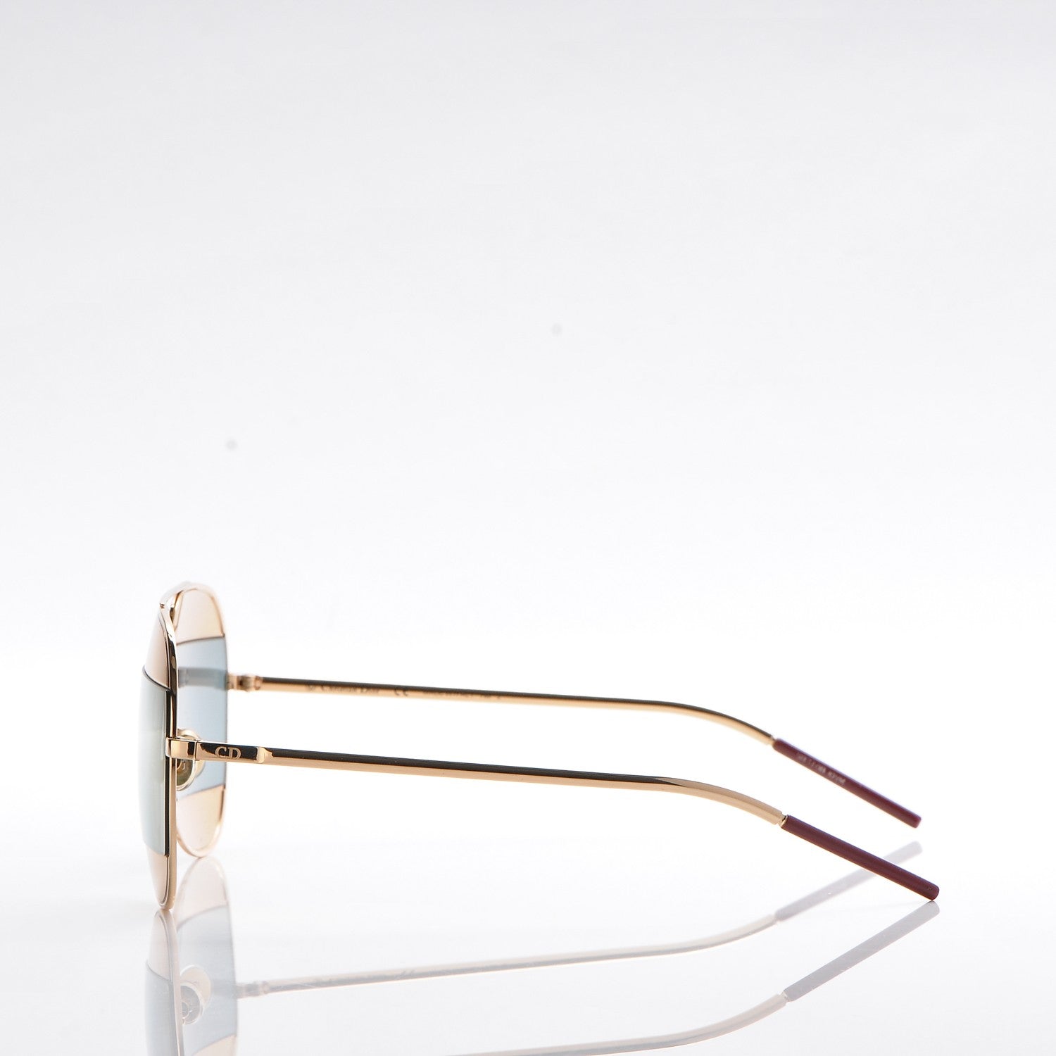 Christian Dior Split 1 Aviator Sunglasses Rose Gold 3 of 8