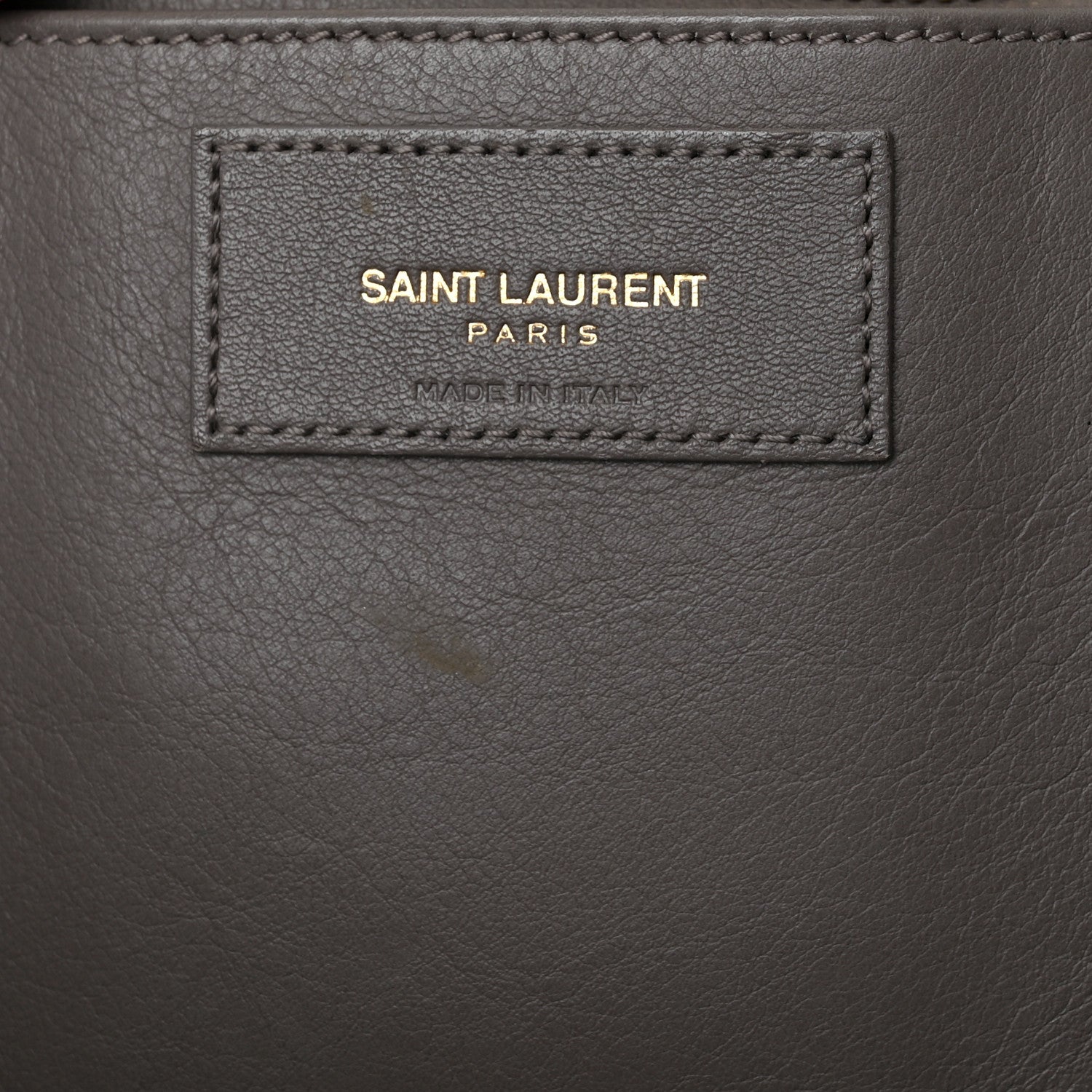 Saint Laurent Calfskin Small Monogram Cabas Fog 6 of 12