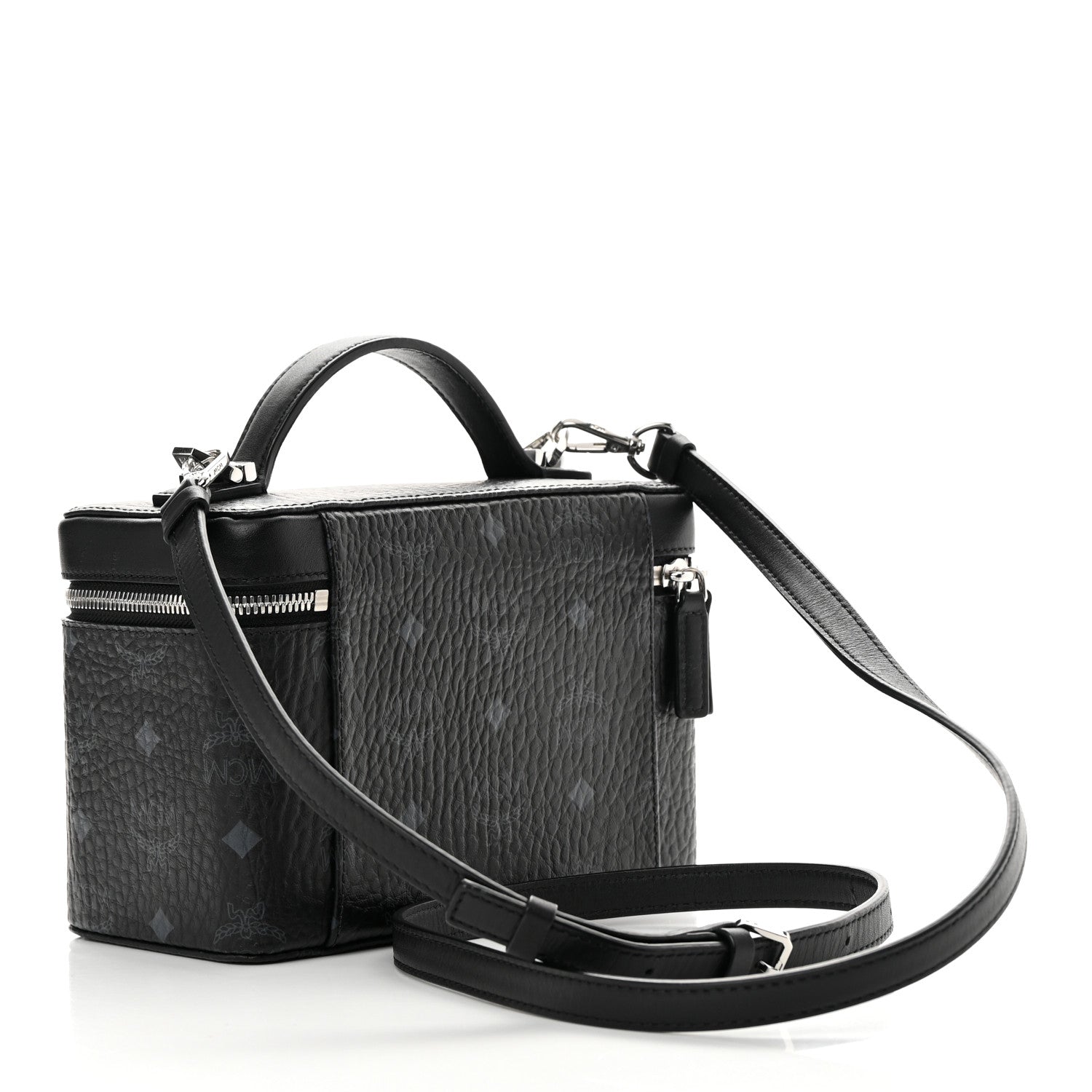 MCM Visetos Medium Rockstar Vanity Case Black 3 of 12