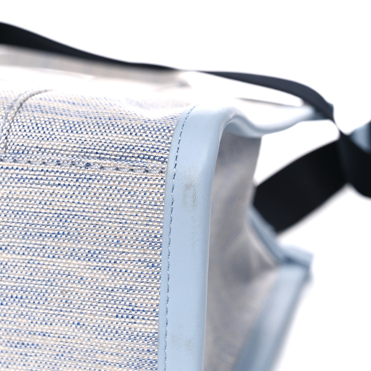 Canvas Small Summer Tote Bag Blue