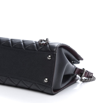 Chanel Caviar Quilted Small CC Bucket Bag Black 7 of 10
