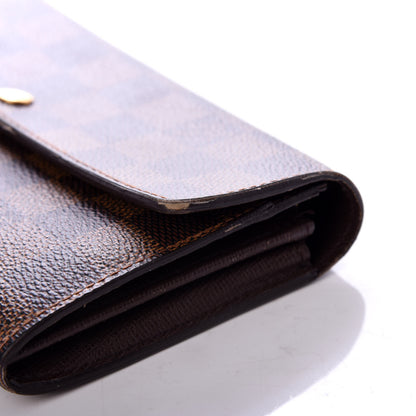 Louis Vuitton Damier Ebene Sarah Wallet 8 of 10