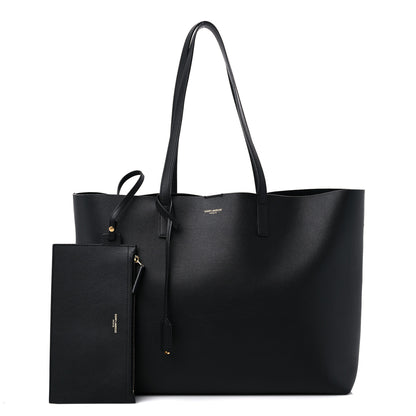 Saint Laurent Calfskin Large Shopping Tote Black 1 of 11