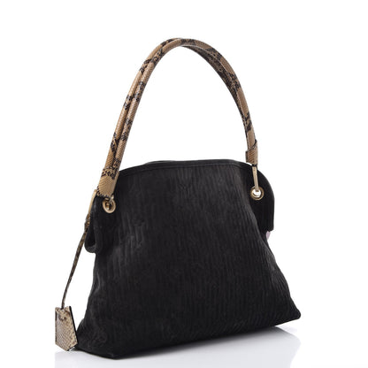 Louis Vuitton Monogram Suede Embossed Wish Kohl 3 of 11