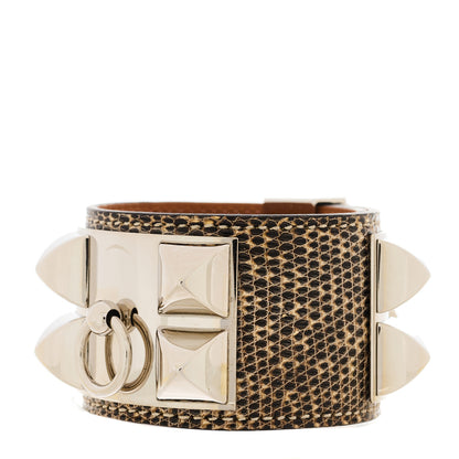 Hermes Lizard Collier de Chien CDC Bracelet S Ombre 1 of 5