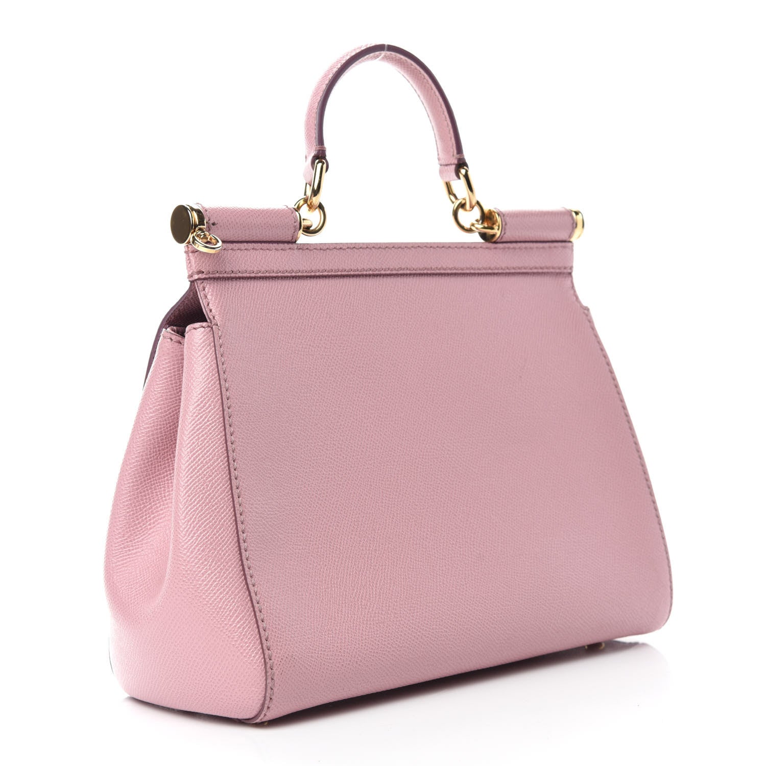 Dolce & Gabbana Dauphine Small Miss Sicily Satchel Rosa Carne II 3 of 10