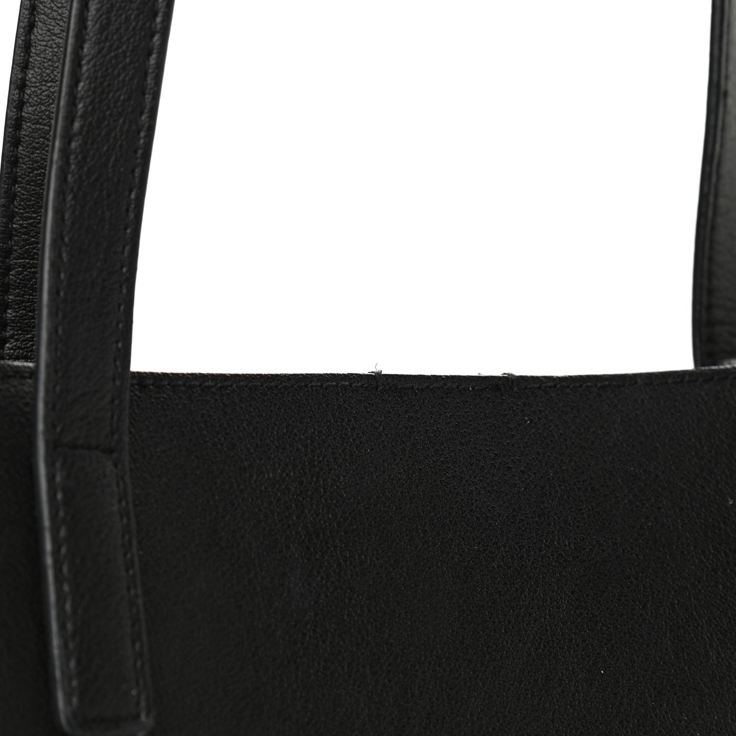Calfskin Large Shopping Tote Black