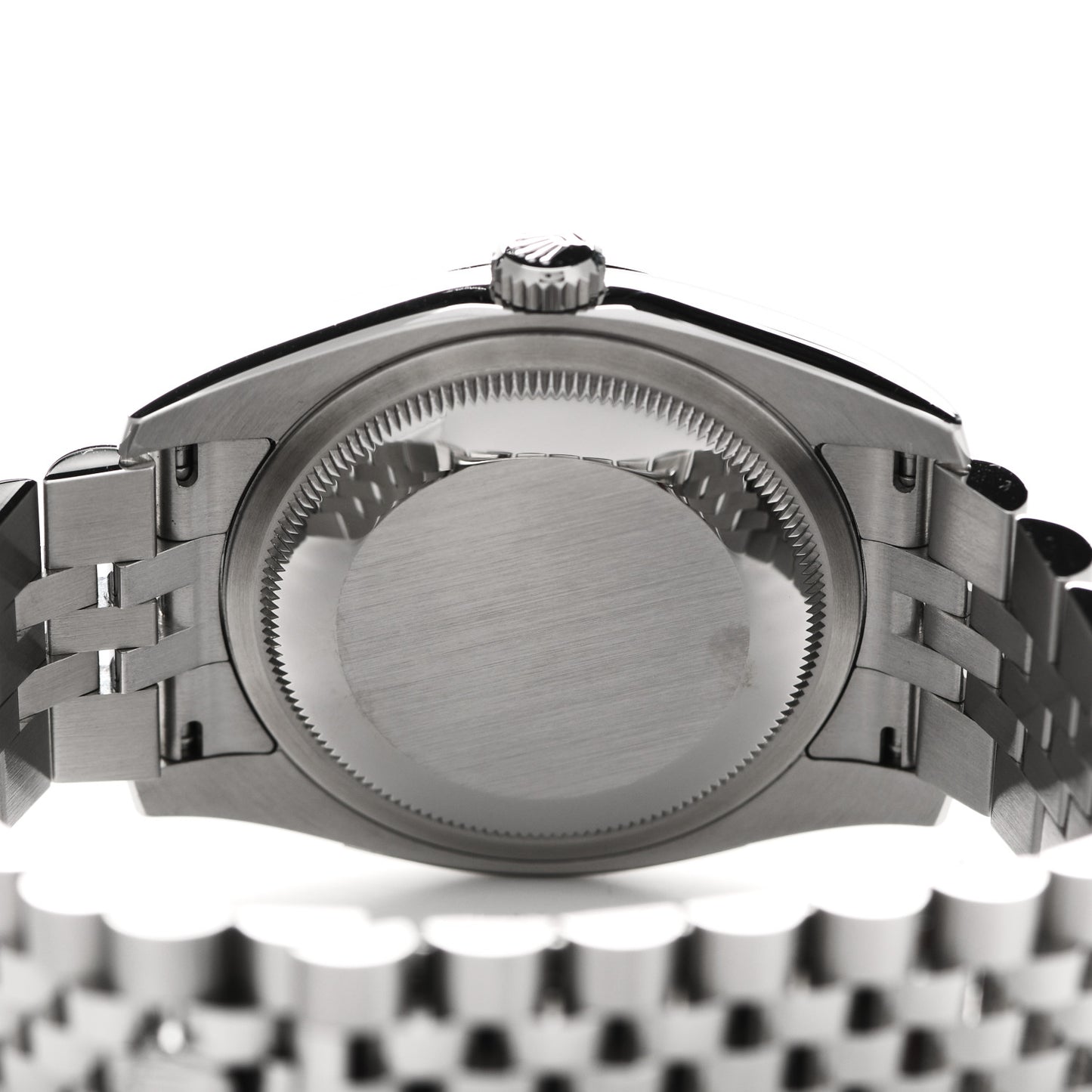 Stainless Steel 18K White Gold 36mm Oyster Perpetual Datejust Watch Silver Roman 116234