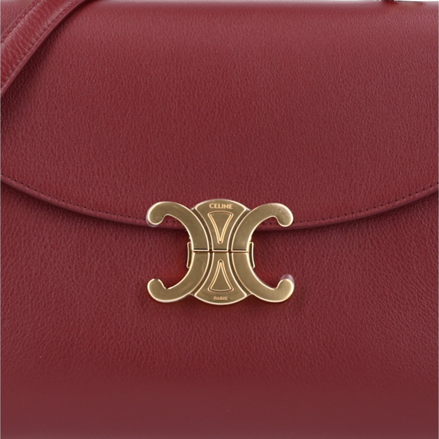 Supple Grained Calfskin Medium Nino Light Burgundy
