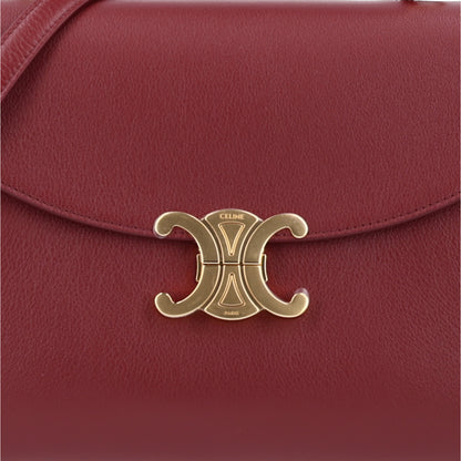 Celine Supple Grained Calfskin Medium Nino Light Burgundy 8 of 10