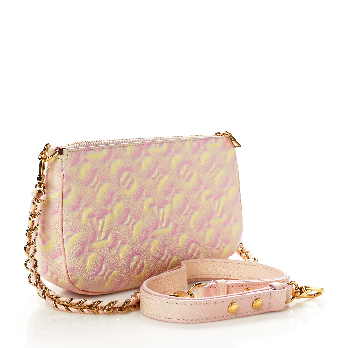 Empreinte Monogram Summer Stardust Multi Pochette Accessories Pink