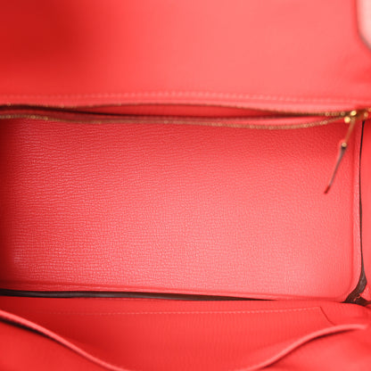 Hermes Epsom Birkin 30 Rouge Pivoine 5 of 10