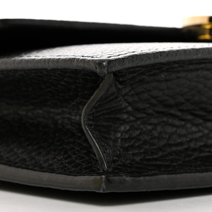 Gucci Dollar Calfskin Interlocking G Chain Wallet Black 9 of 12