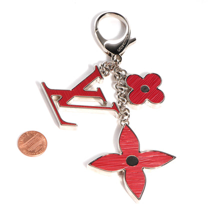 Louis Vuitton Fleur d'Epi Bag Charm Rubis Red 2 of 3