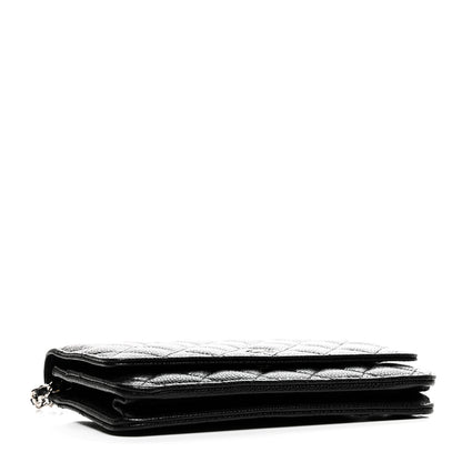 Chanel Caviar Quilted Wallet on Chain WOC Black 4 of 11