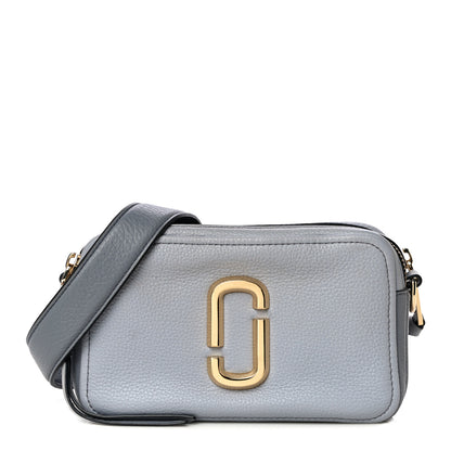 Marc Jacobs Supple Natural Grain Calfskin The Softshot 21 Silver Lining Multi 1 of 9