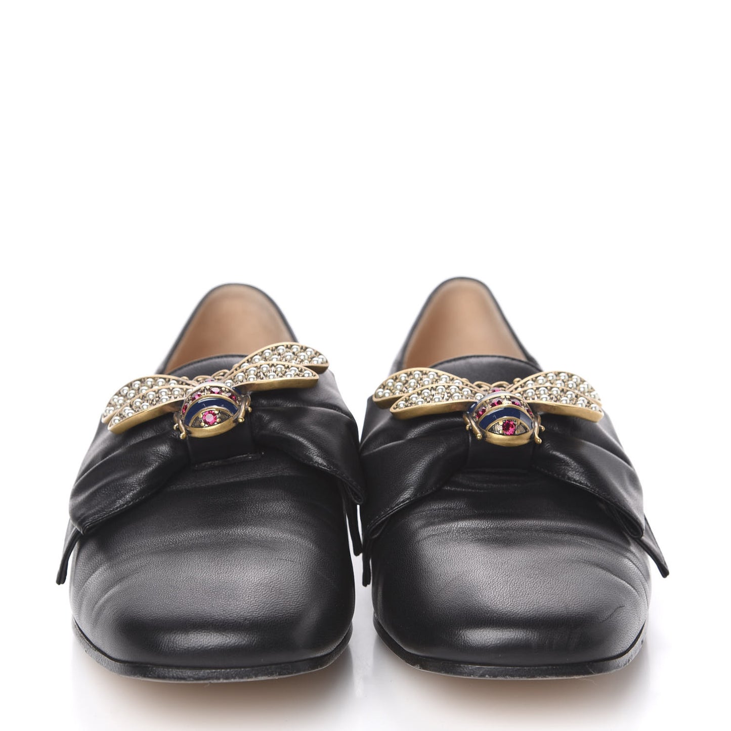 Nappa Queen Margaret Loafers 37 Black