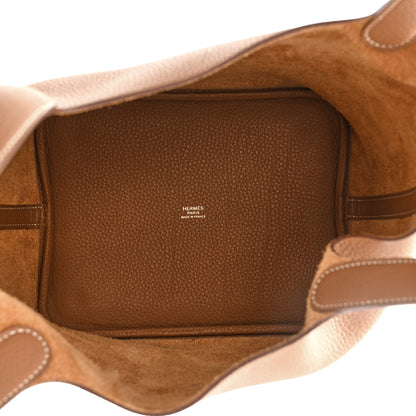 Hermes Taurillon Clemence Picotin Lock 22 MM Gold 5 of 10