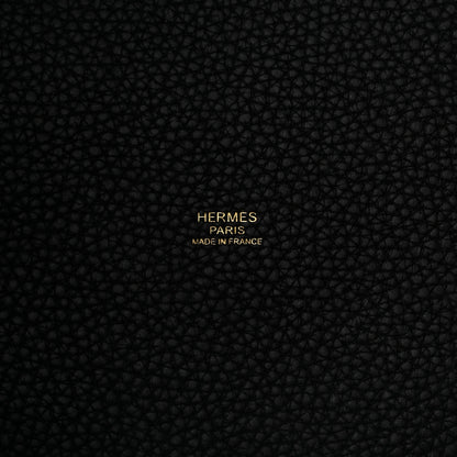 Hermes Taurillon Clemence Picotin Lock 22 MM Black 5 of 10