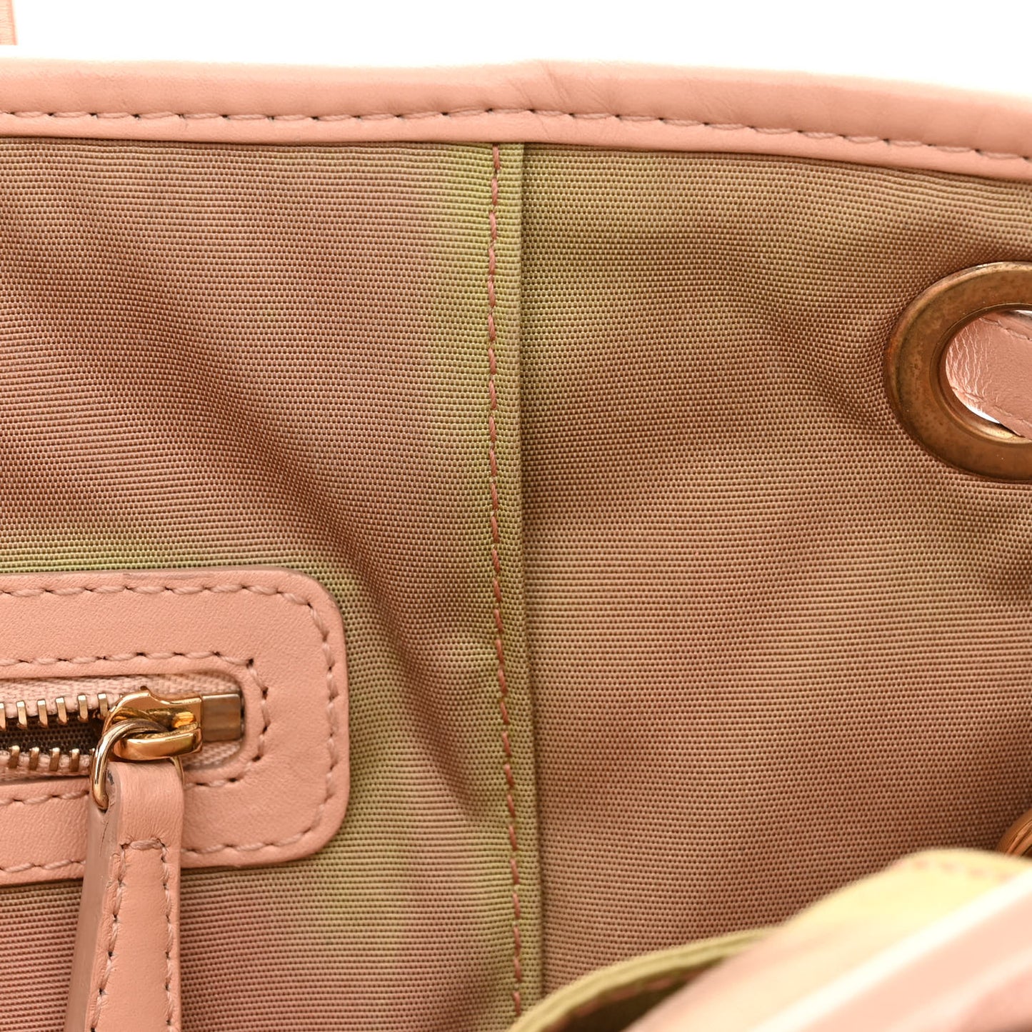 Coated Canvas Cannage Medium Panarea Tote Rosato