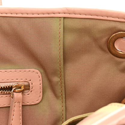 Christian Dior Coated Canvas Cannage Medium Panarea Tote Rosato 11 of 20