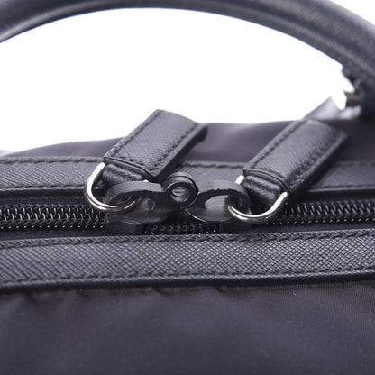 Prada Tessuto Nylon Saffiano Viaggio Duffle Baltico 10 of 11