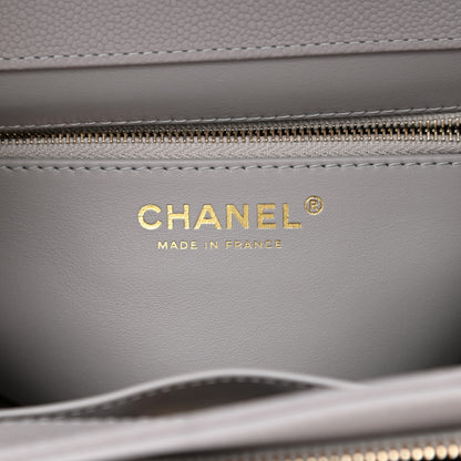 Chanel Caviar Quilted Medium Business Affinity Flap Grey 6 of 11