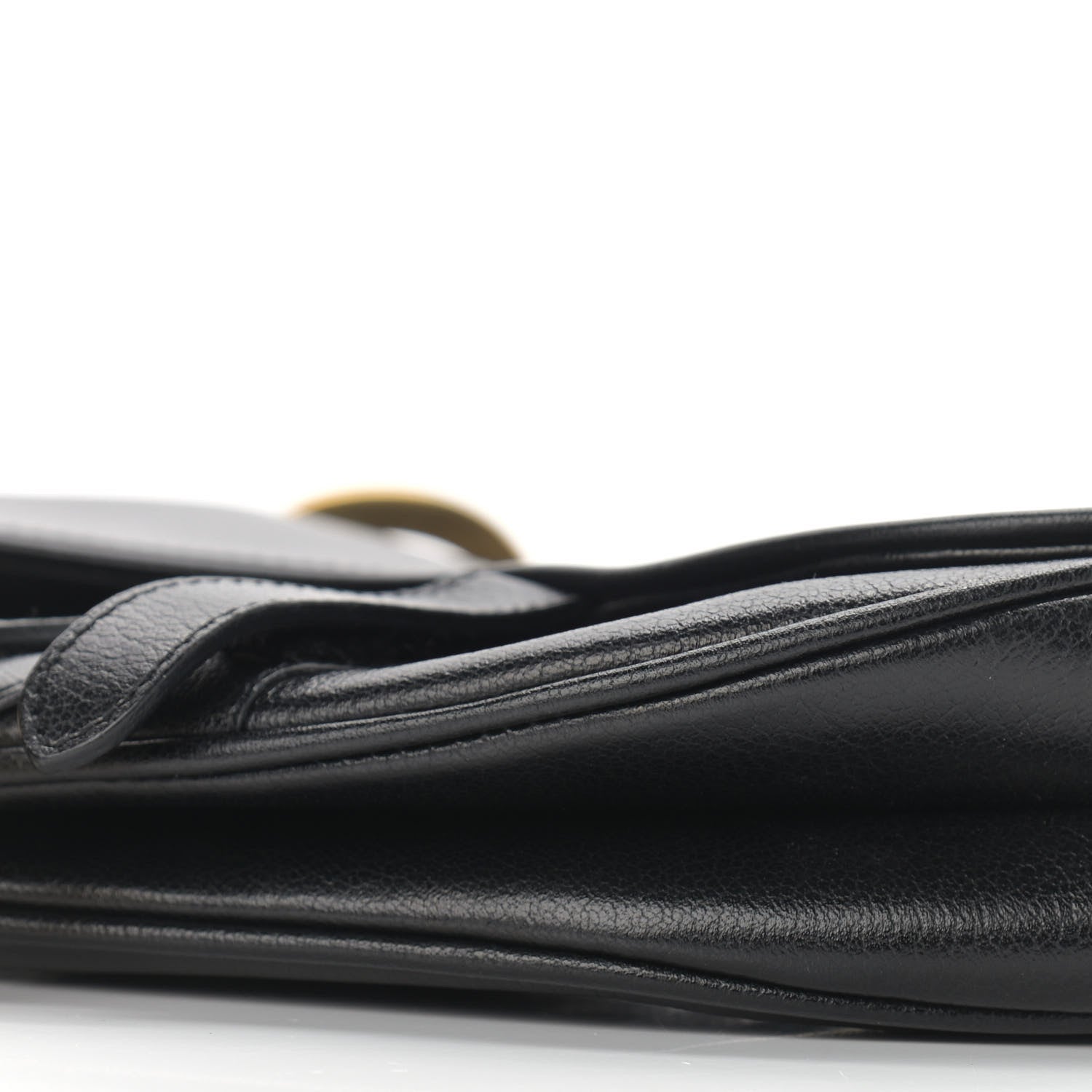 Christian Dior Calfskin Saddle Bag Black 9 of 9