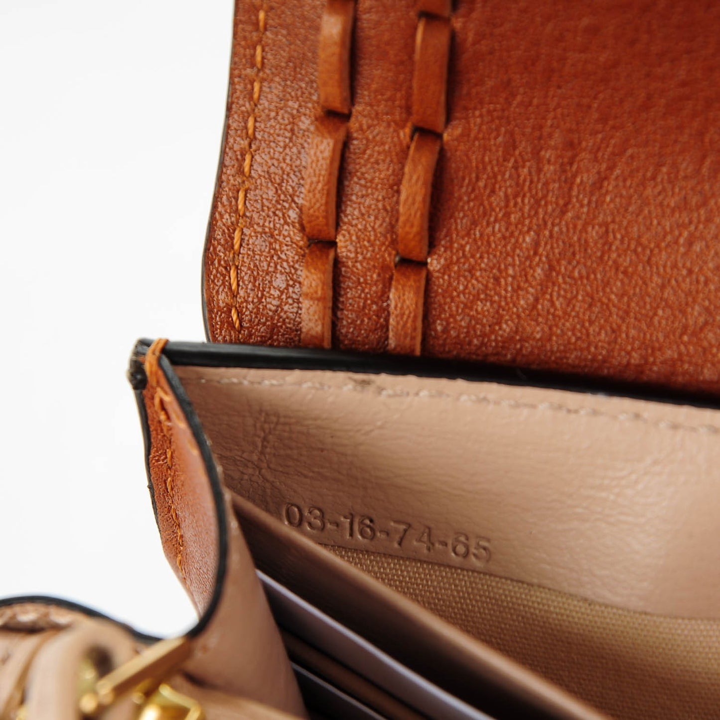 Calfskin Hudson Long Wallet Caramel