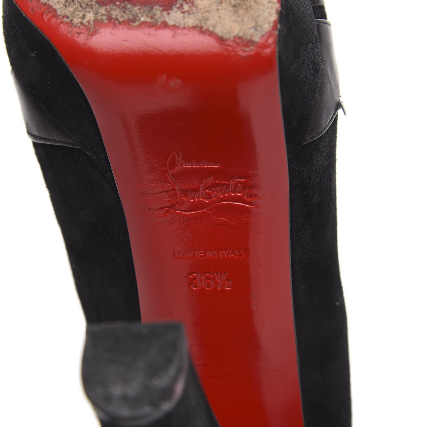 Shiny Calfskin Veau Velours Viva Bella 140 Platform Pumps 36.5 Black