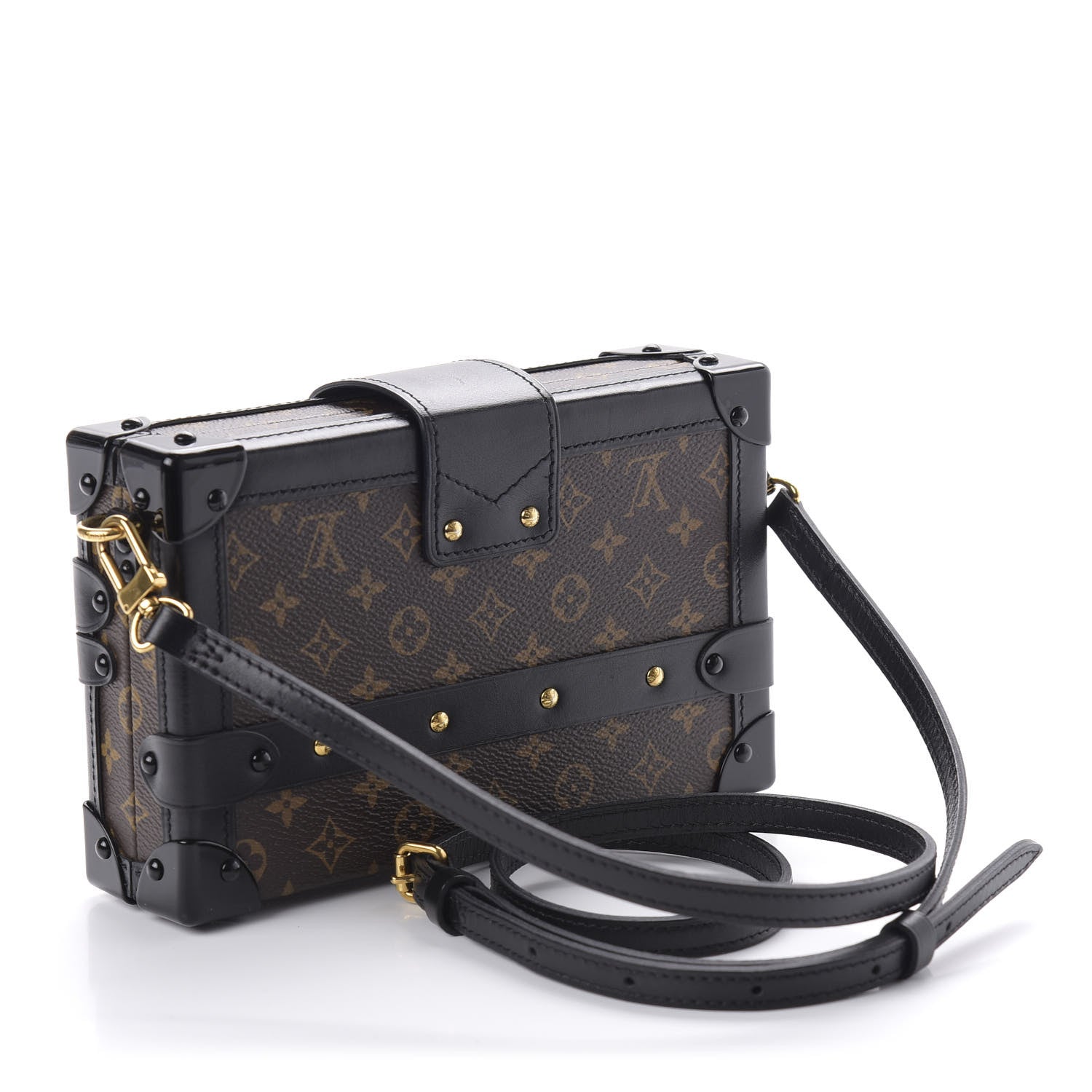 Louis Vuitton Monogram Petite Malle Black 3 of 9