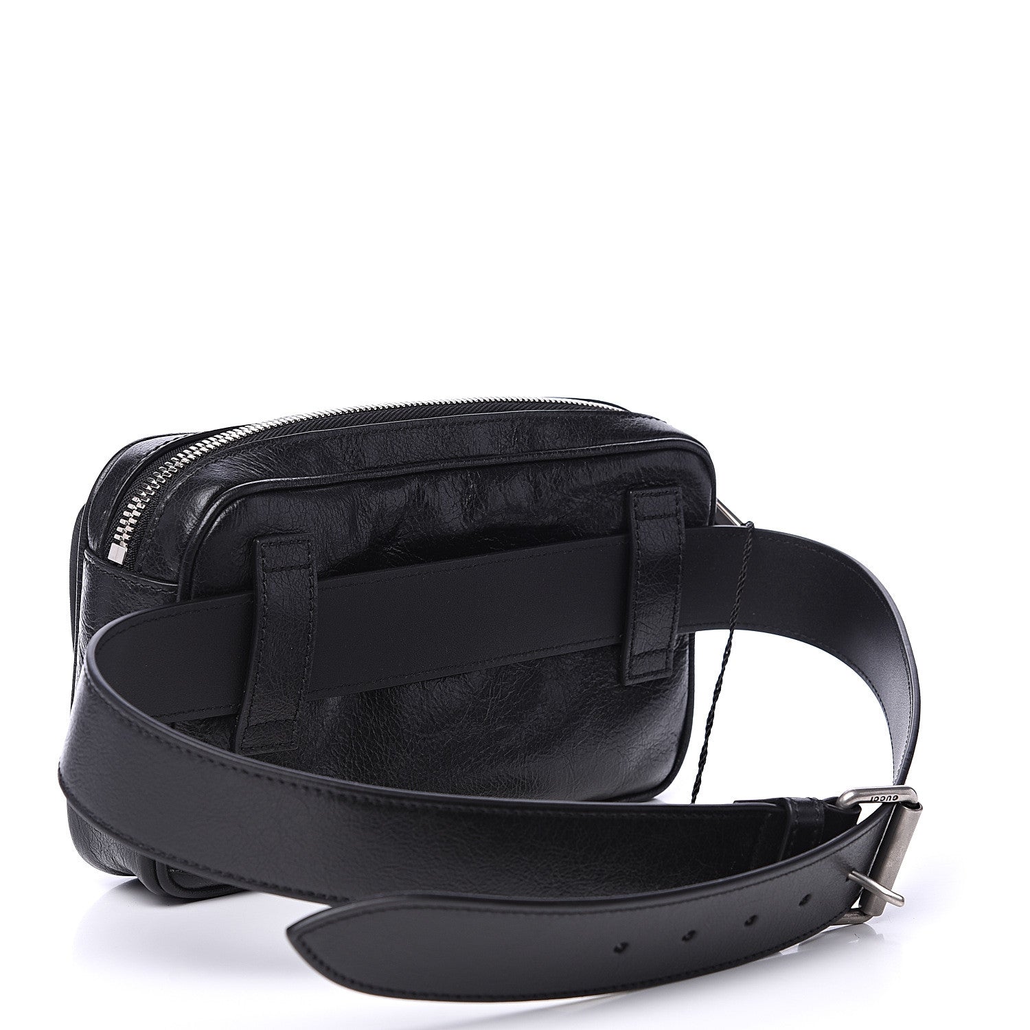 Gucci Fluffy Calfskin Morpheus Belt Bag 85 34 Black 2 of 9