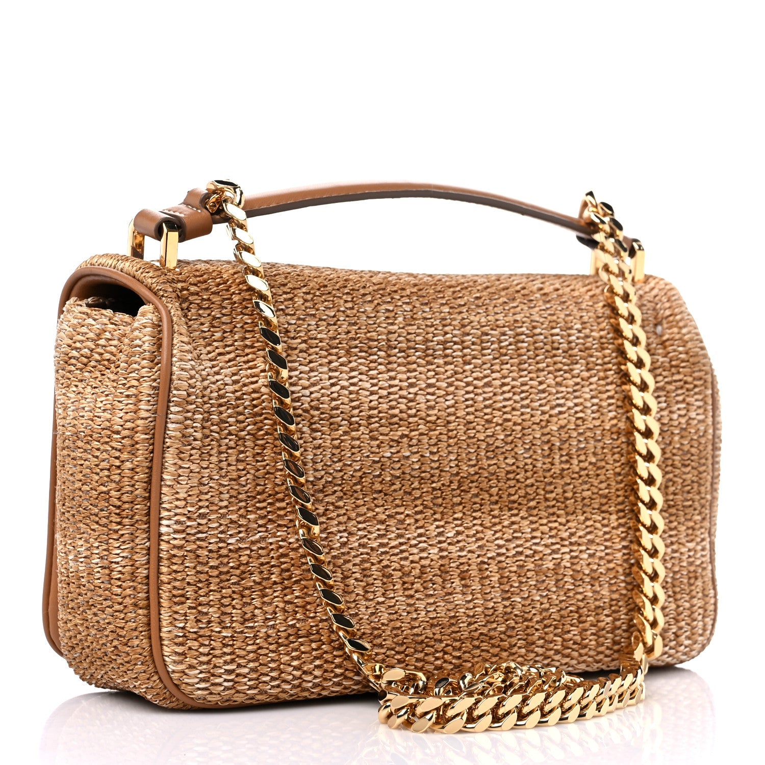Burberry Raffia Small Lola Bag Natural 2 of 8