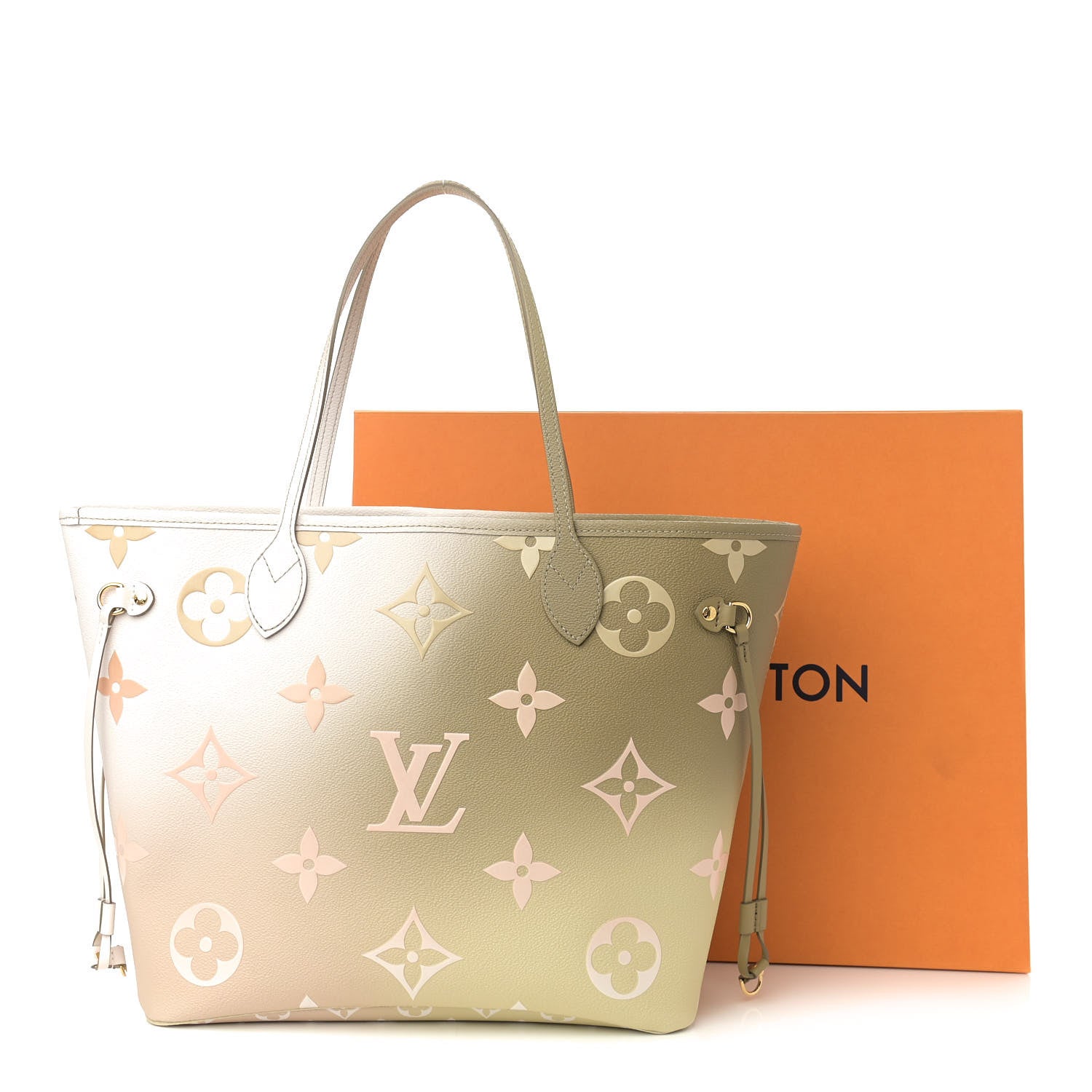 Louis Vuitton Monogram Giant Spring In The City Neverfull MM Sunset Kaki 11 of 11