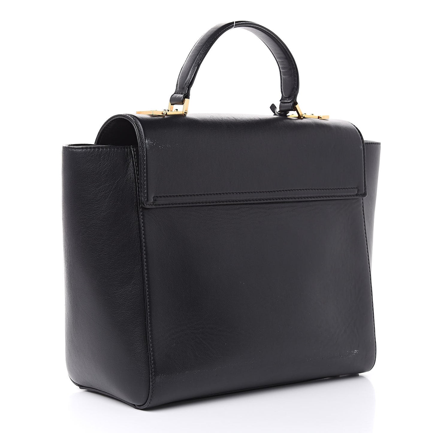 Calfskin Signature Satchel Black