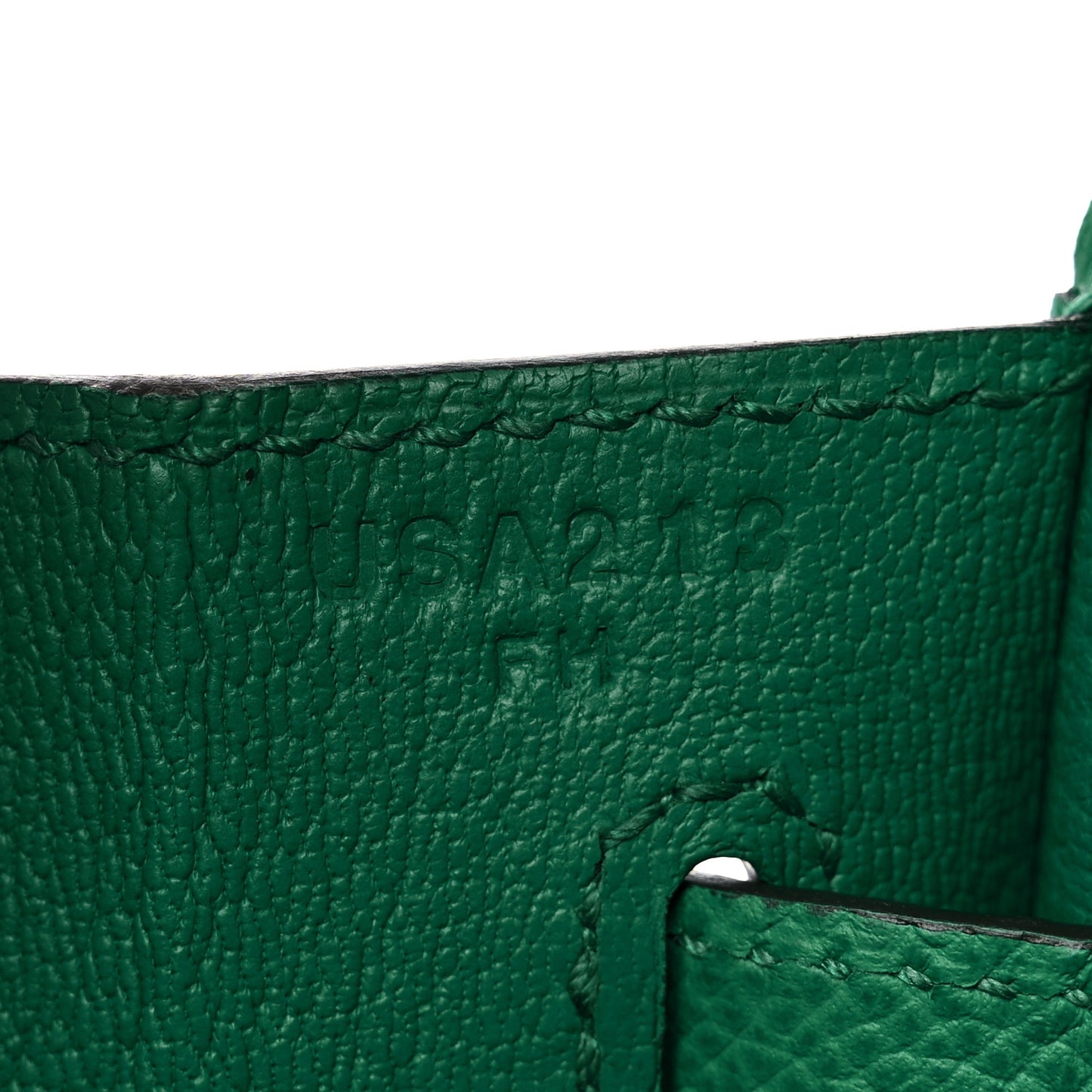 Epsom Birkin Sellier 25 Vert Jade