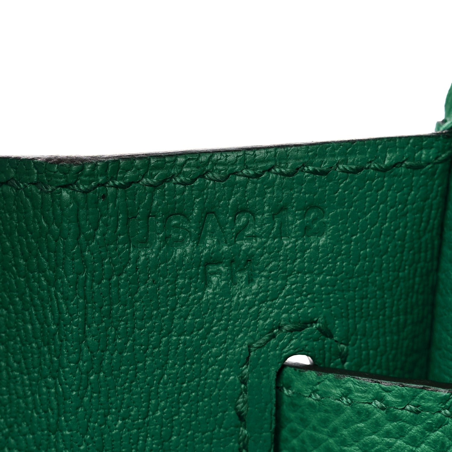 Hermes Epsom Birkin Sellier 25 Vert Jade 6 of 9