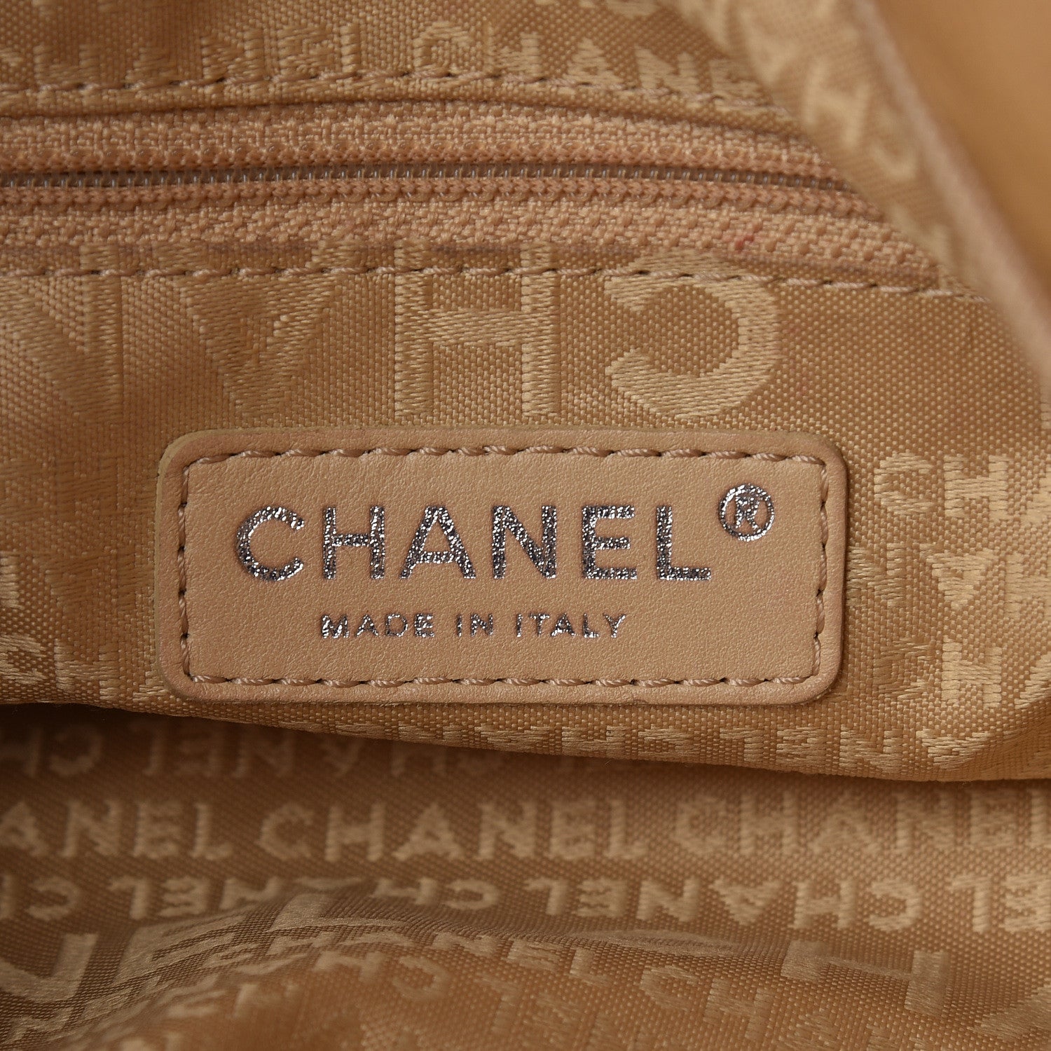 Chanel Lambskin Stitched Medium Ultimate Soft Tote Beige 8 of 18