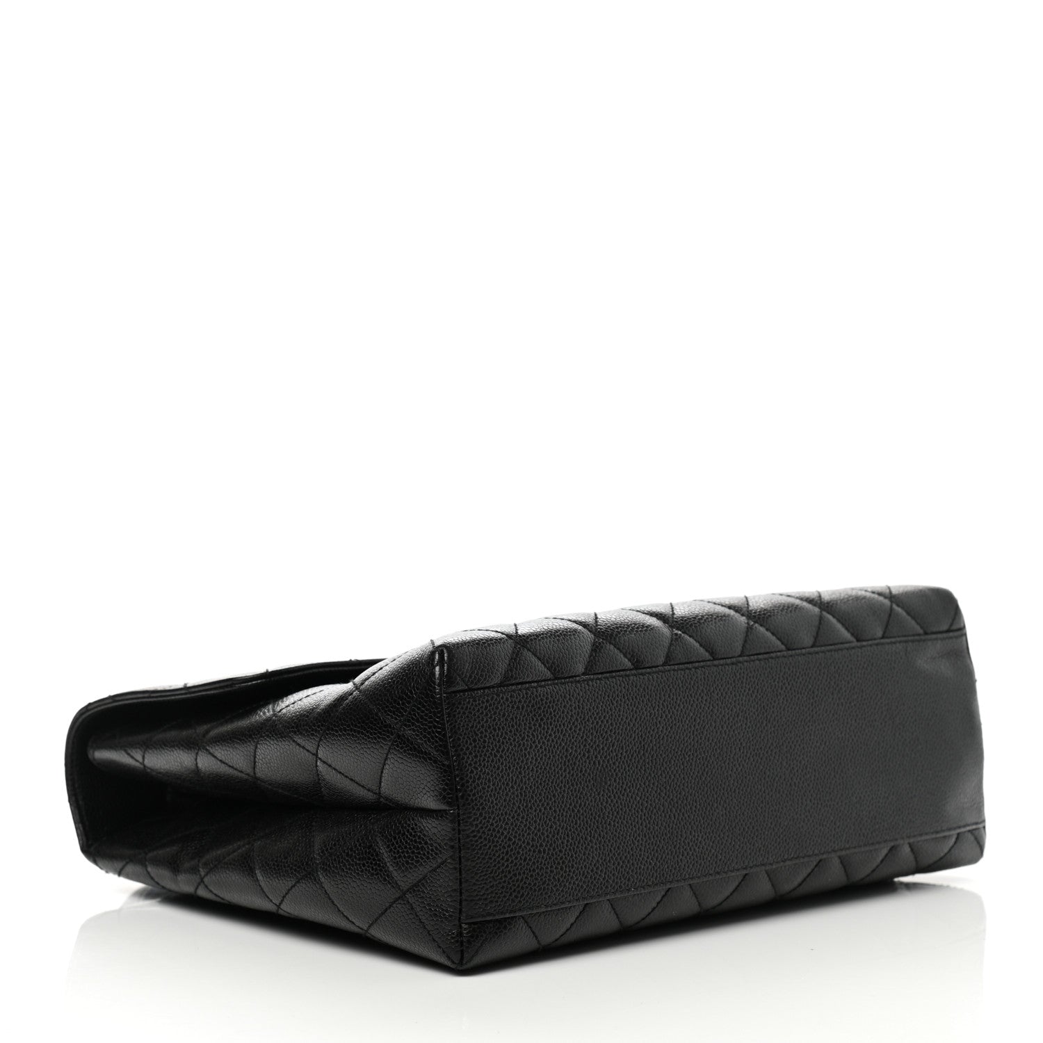 Chanel Caviar Quilted Jumbo Kelly Flap Black 4 of 12