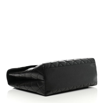 Chanel Caviar Quilted Jumbo Kelly Flap Black 4 of 12