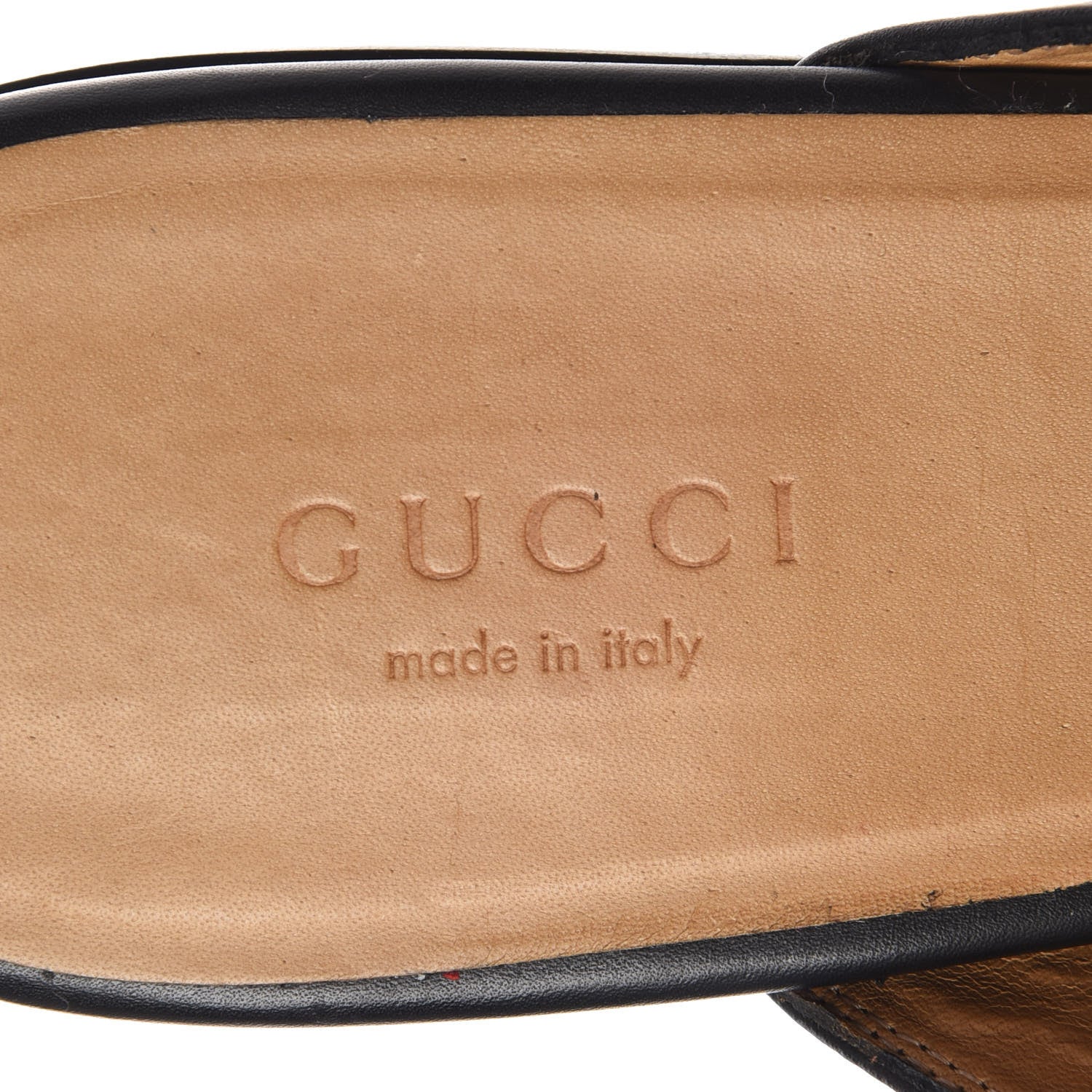 Gucci Calfskin Womens Princetown Slippers 37 Black 5 of 10