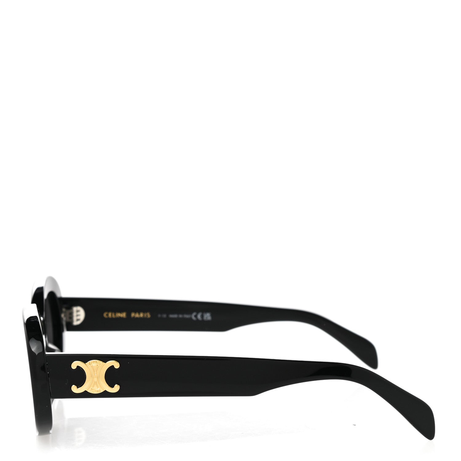 Celine Acetate Triomphe 01 Sunglasses CL 40194U Black 3 of 8