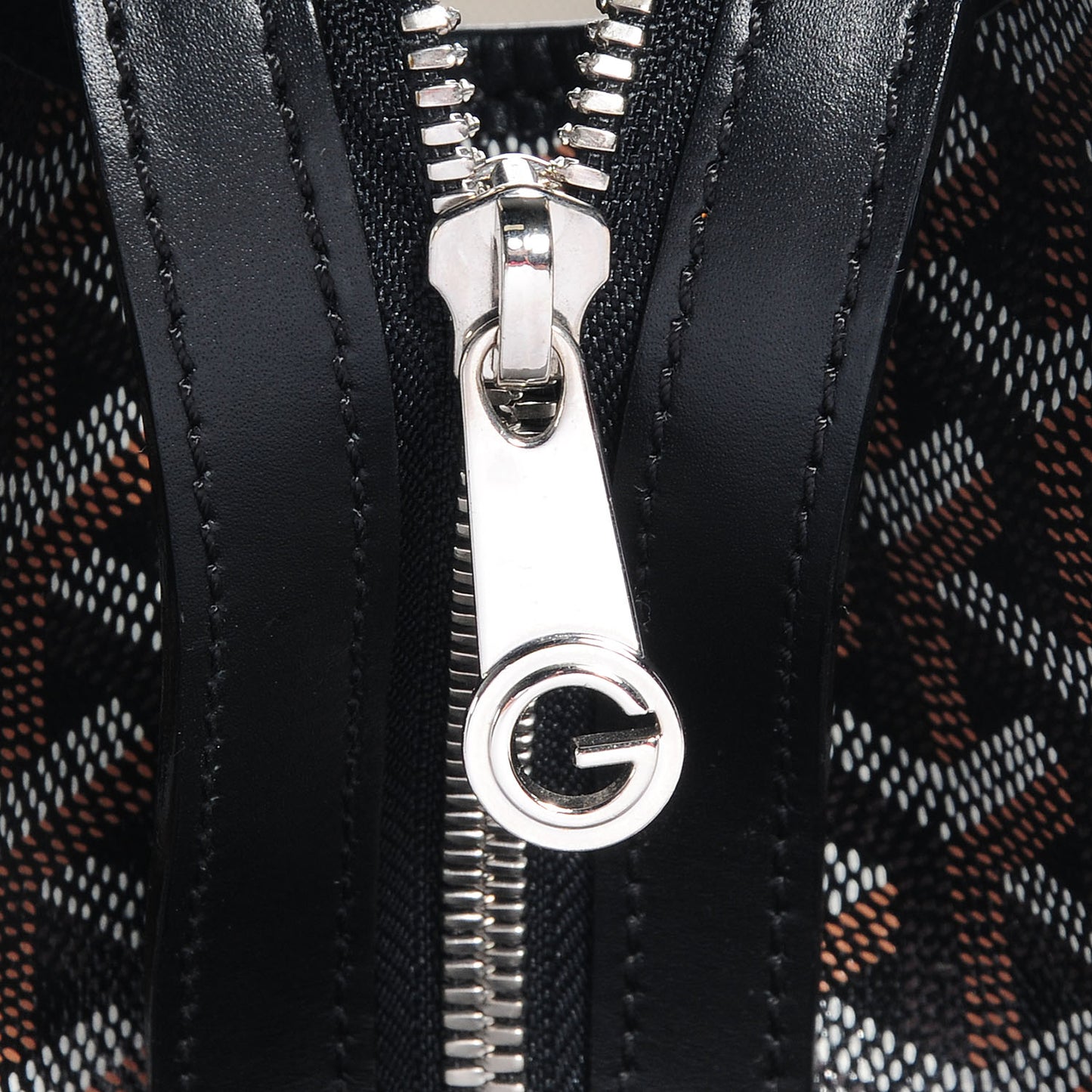 Goyardine Marquises Tote Black