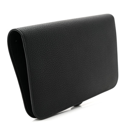 Hermes Togo Dogon Duo Wallet Black 4 of 9