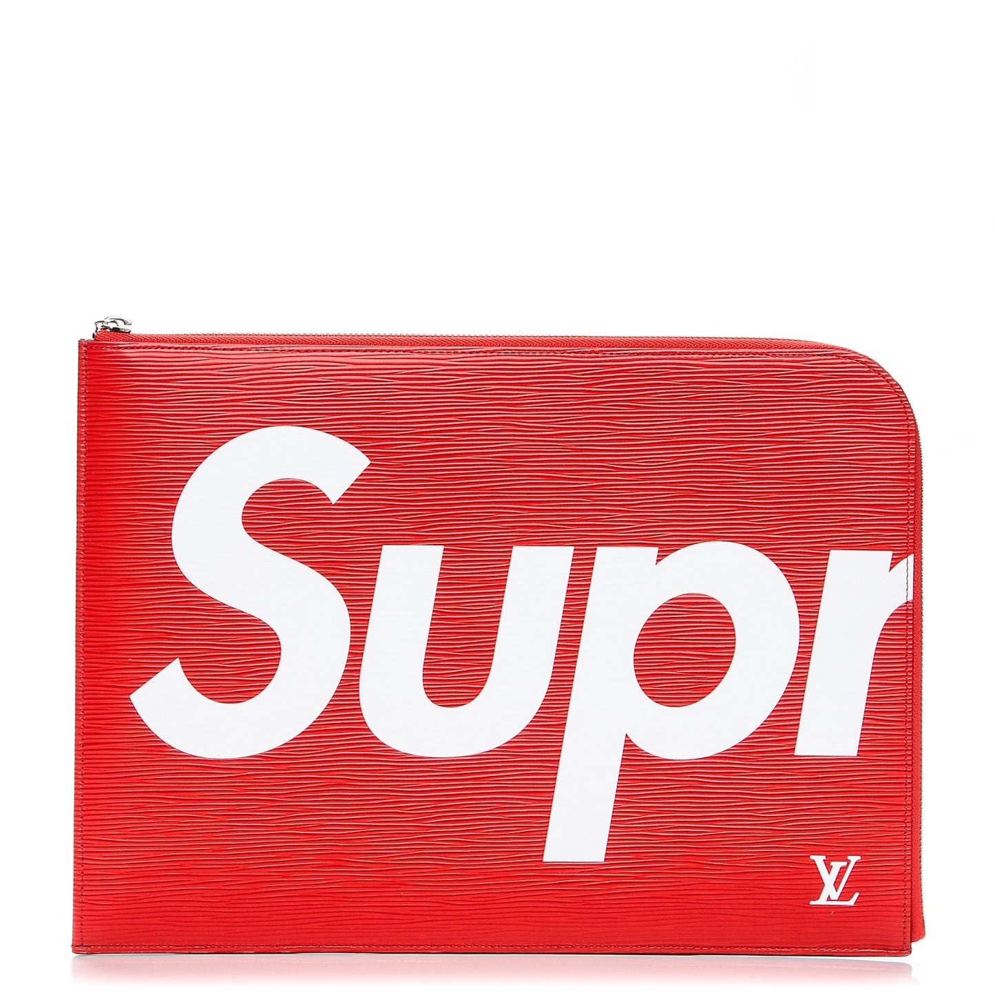 X SUPREME Epi Pochette Jour GM Red