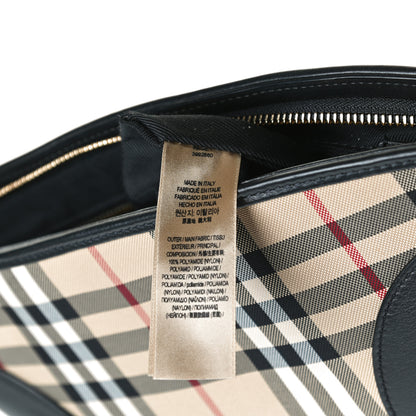 Burberry Horseferry Check Small Chichester Crossbody Clutch Bag Black 7 of 15