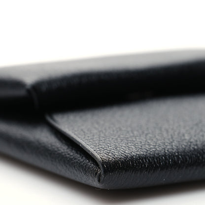 Hermes Chevre Mysore Bastia Coin Purse Black 8 of 9