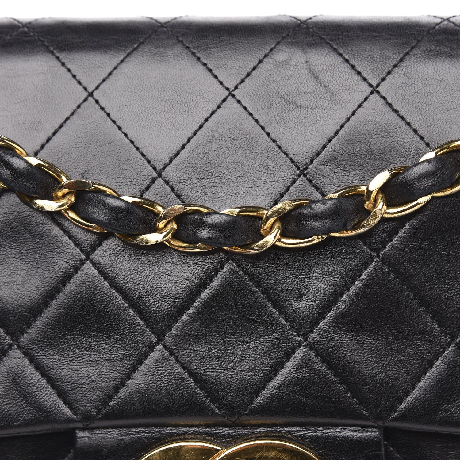 Chanel Lambskin Quilted XL Jumbo Single Flap Black 14 of 14